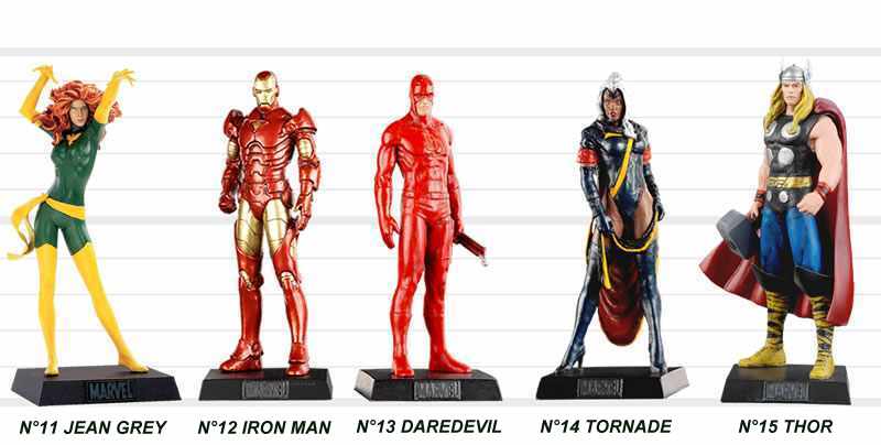 Figurine Eaglemoss Marvel #15 Thor En Plomb - Occasion Avec Boîte Et Insert - Collection Super-héros